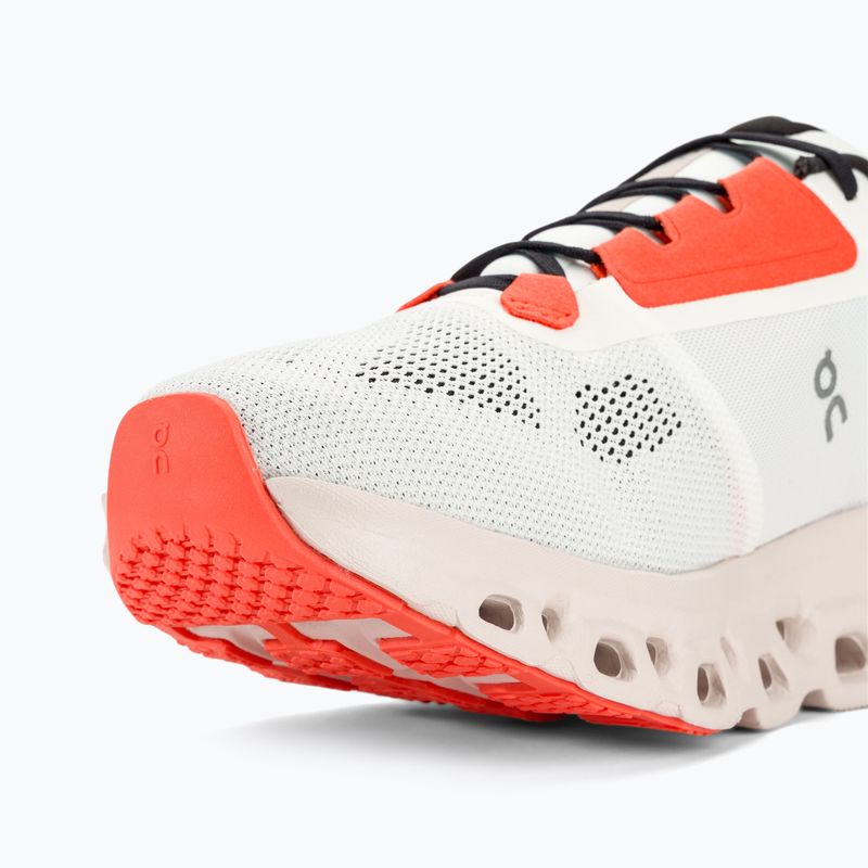 Scarpe da corsa On Cloudstratus 3 bianco/nero/sabbia da uomo 10