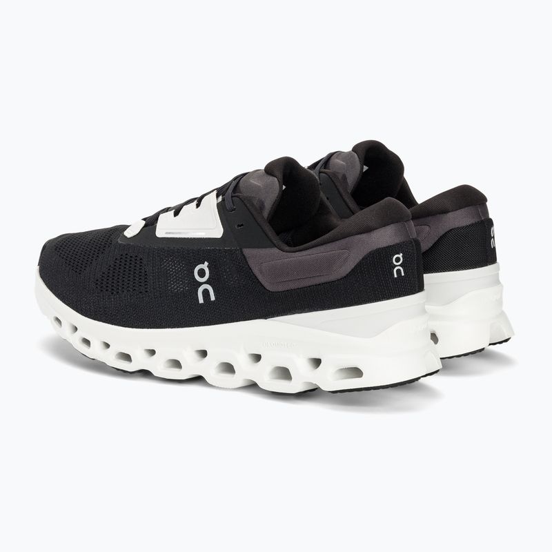 Scarpe da corsa On Cloudstratus 3 nero/gelo da uomo 4