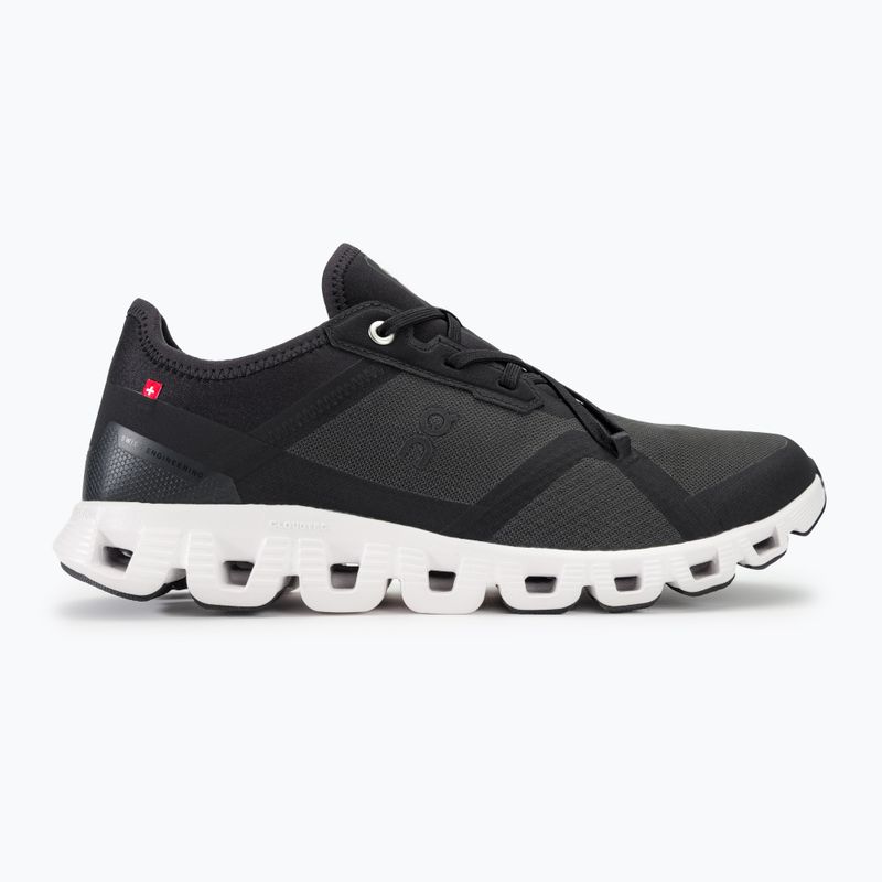 Scarpe da corsa da uomo On Running Cloud X 3 AD nero/bianco 2