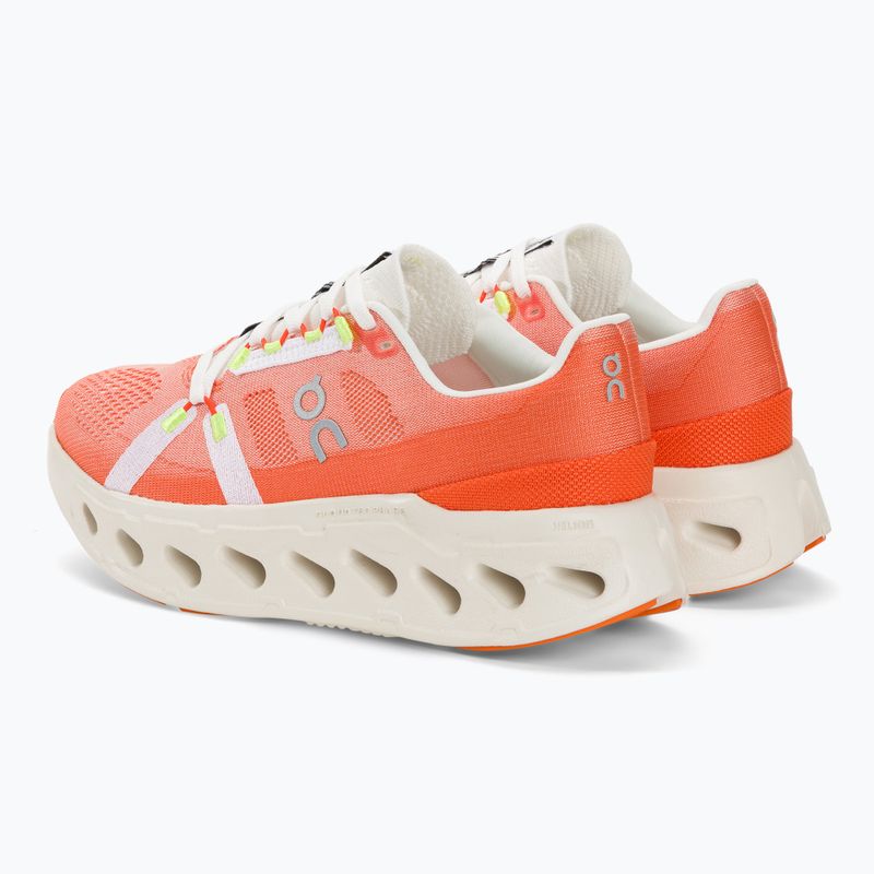 Scarpe da corsa On Running Cloudeclipse flame/ivory da donna 3