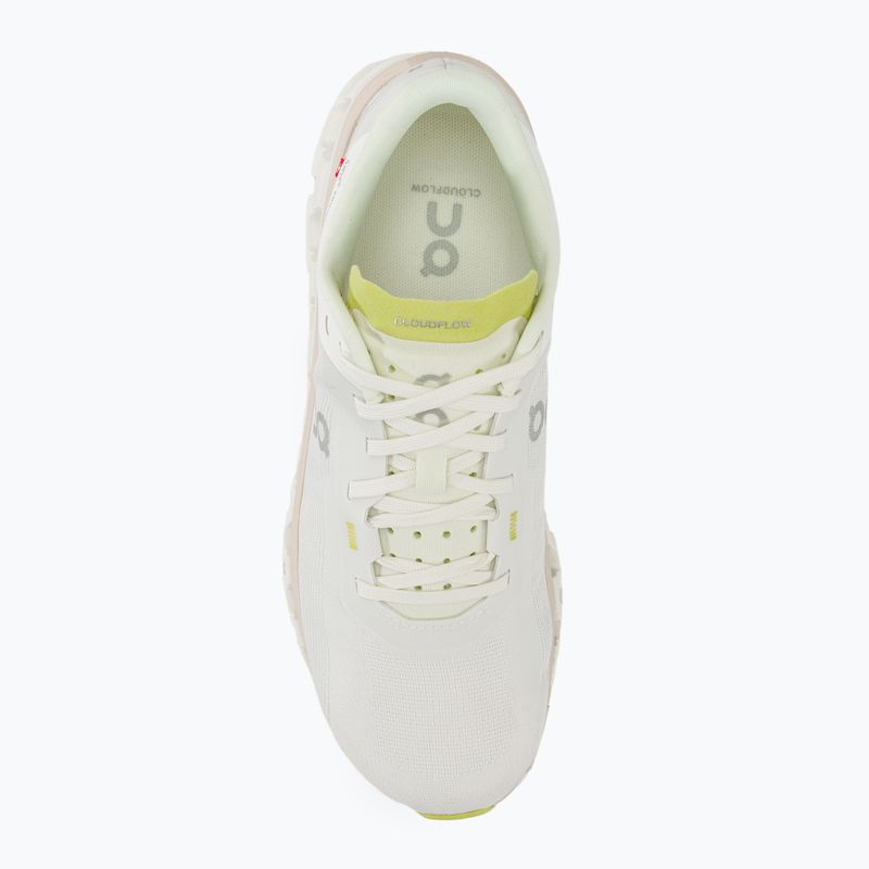 Scarpe da corsa On Cloudflow 4 bianco/sabbia da donna 5