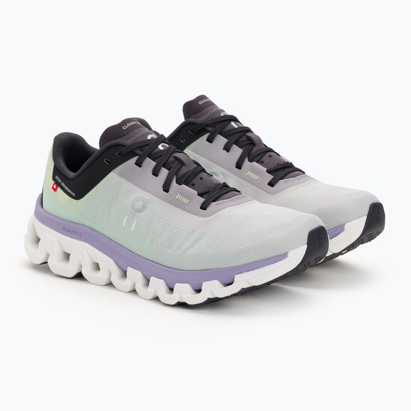 Scarpe da corsa On Cloudflow 4 fade/wisteria da donna 5