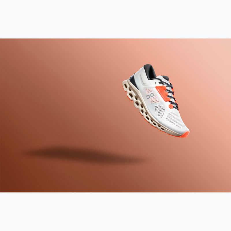 Scarpe da corsa da donna On Cloudstratus 3 undyed bianco/sabbia 8