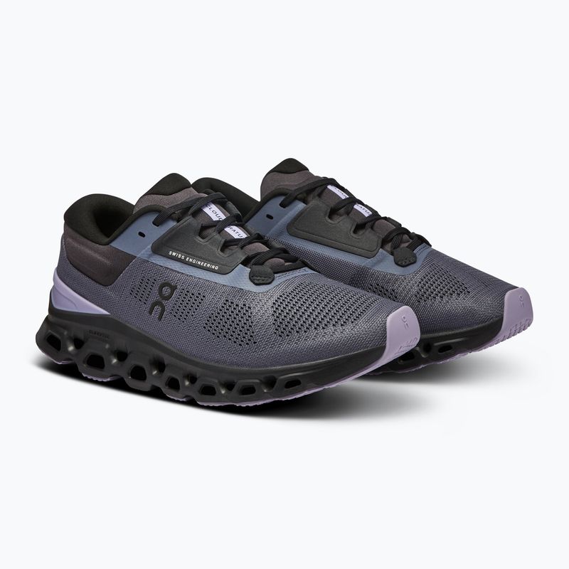 Scarpe da corsa da donna On Running Cloudstratus 3 metallo/glicine 8