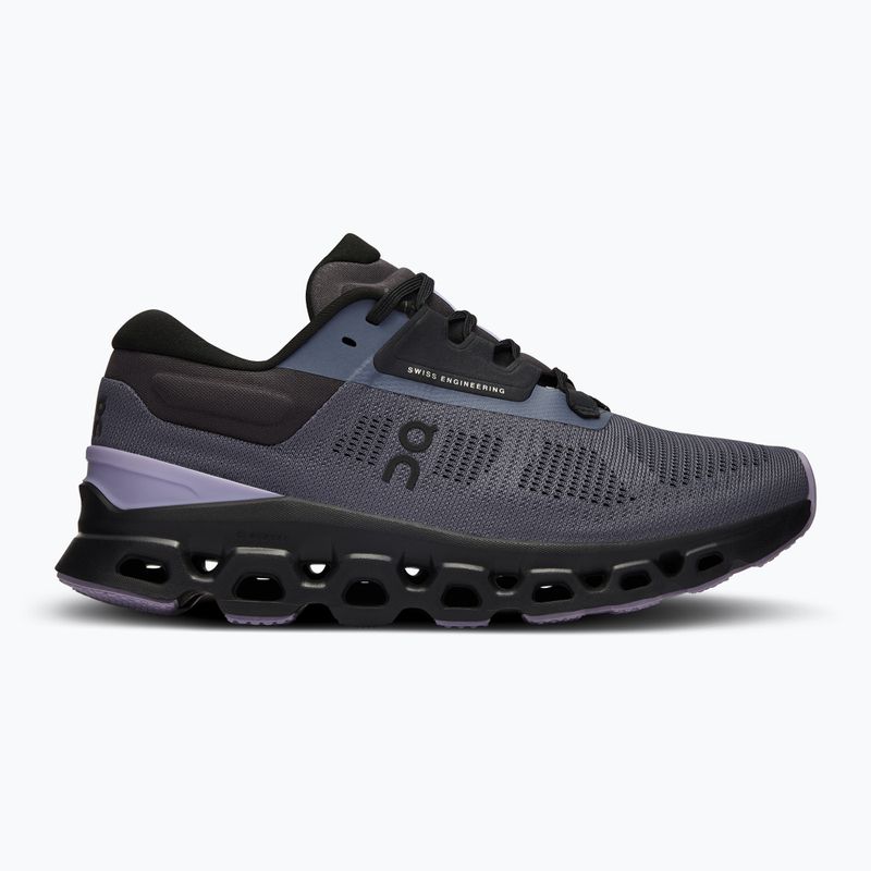 Scarpe da corsa da donna On Cloudstratus 3 metallo/glicine 9