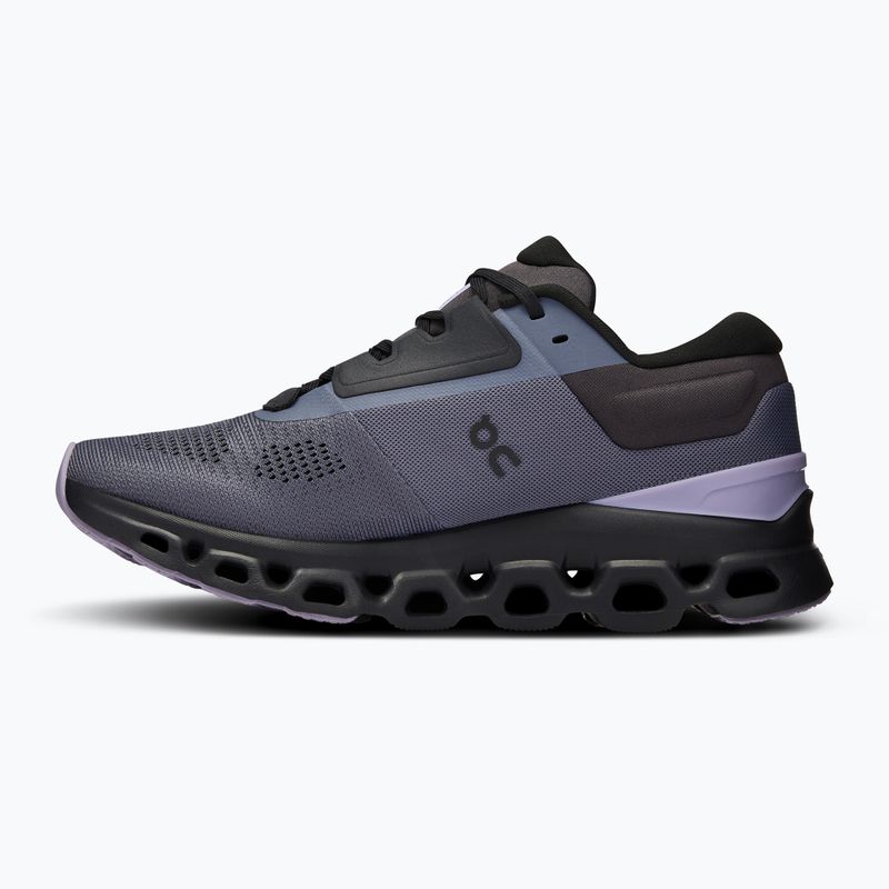 Scarpe da corsa da donna On Cloudstratus 3 metallo/glicine 10