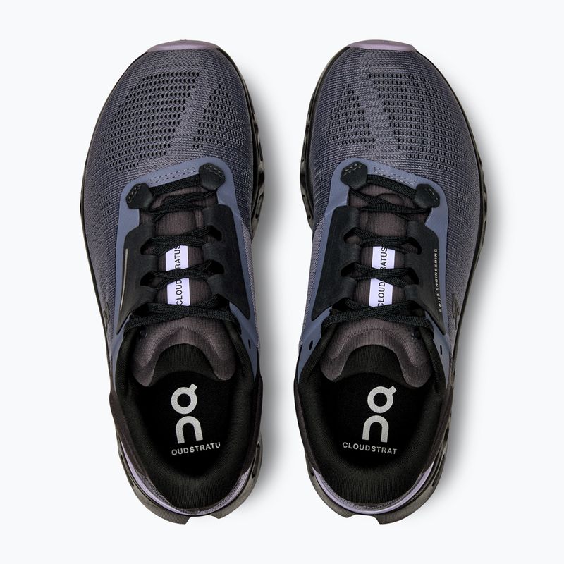 Scarpe da corsa da donna On Cloudstratus 3 metallo/glicine 13
