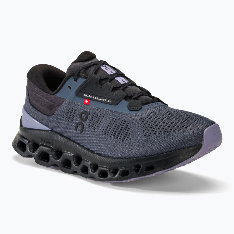 Scarpe da corsa da donna On Cloudstratus 3 metallo/glicine