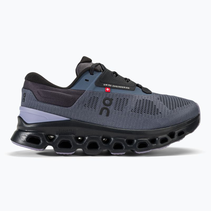 Scarpe da corsa da donna On Cloudstratus 3 metallo/glicine 2