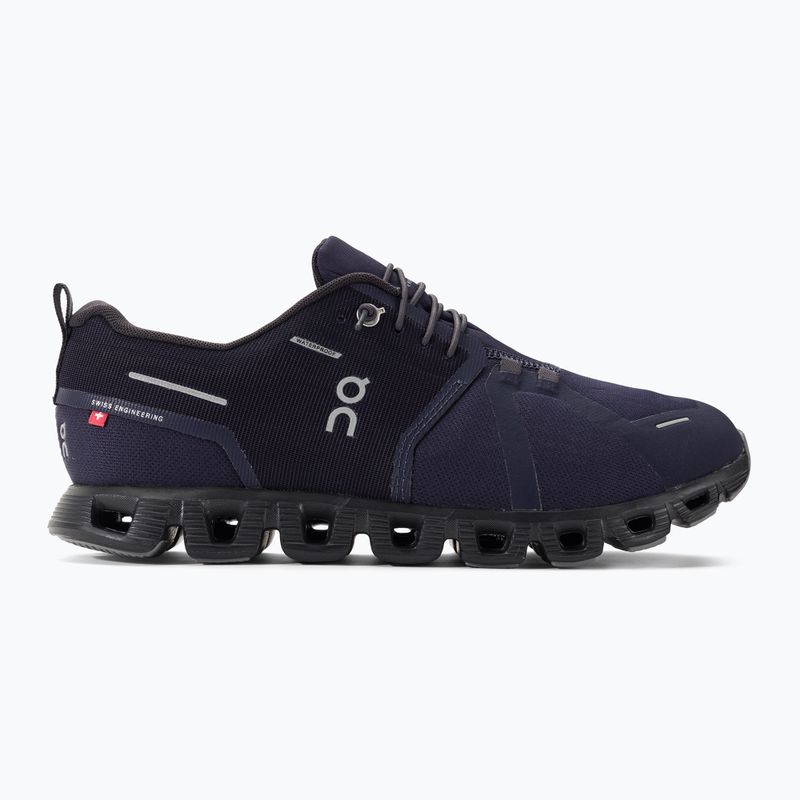 Scarpe On Cloud 5 Waterproof da uomo, mezzanotte/magnete 2