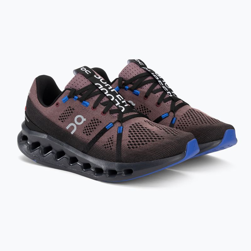 Scarpe da corsa On Cloudsurfer nero/cobalto da uomo 5