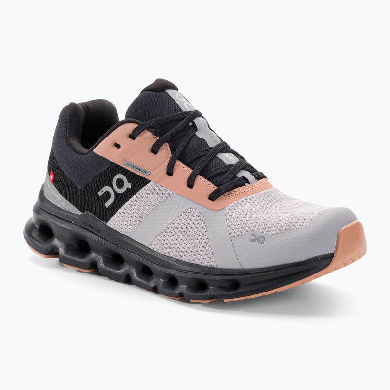 Scarpe da corsa impermeabili da donna On Cloudrunner fade/nero
