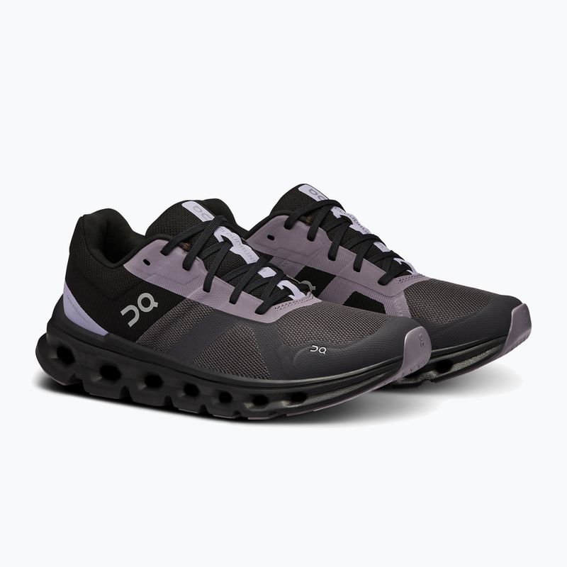 Scarpe da corsa On Cloudrunner da donna in ferro/nero 13