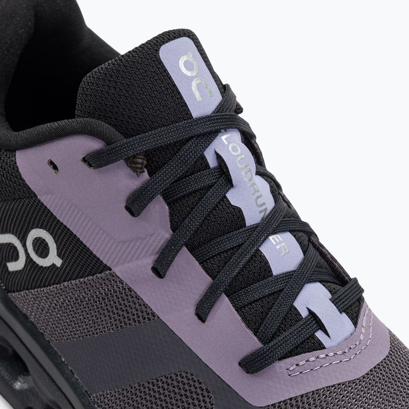 Scarpe da corsa On Running Cloudrunner da donna in ferro/nero 8