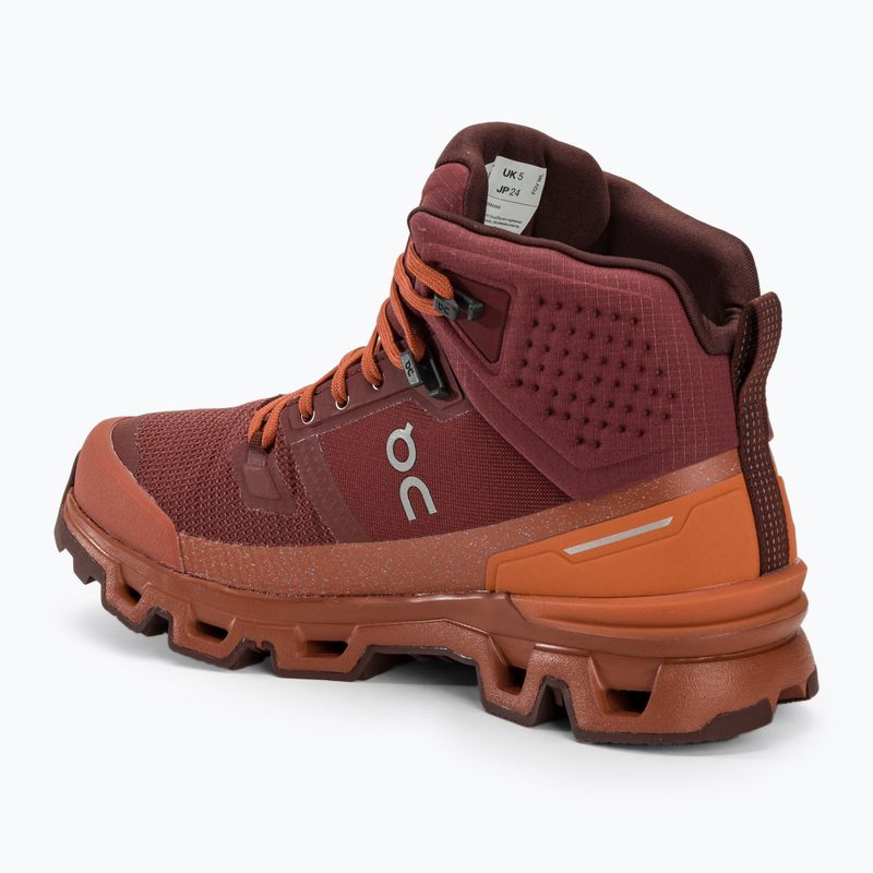 Scarpe da trekking da donna On Running Cloudrock 2 Waterproof beet/auburn 3