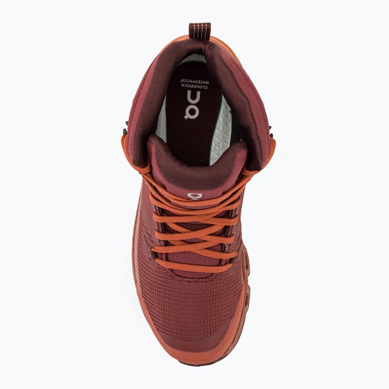 Scarpe da trekking da donna On Cloudrock 2 Waterproof beet/auburn 5