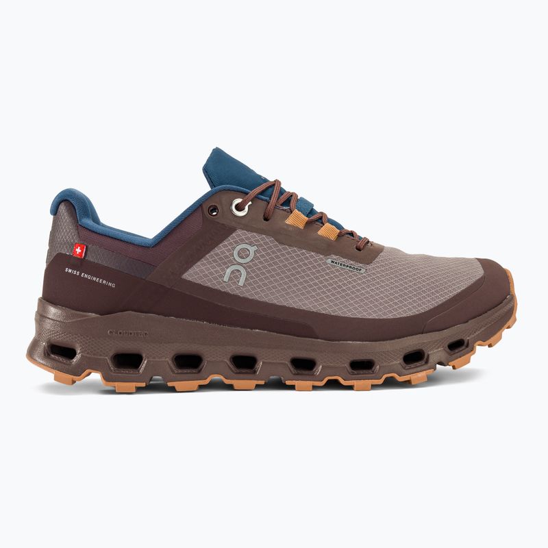 Donna On Running Cloudvista Scarpe da corsa impermeabili allo zinco/grape 2