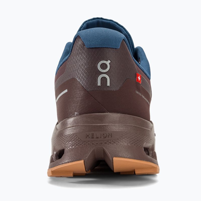 Donna On Running Cloudvista Scarpe da corsa impermeabili allo zinco/grape 6