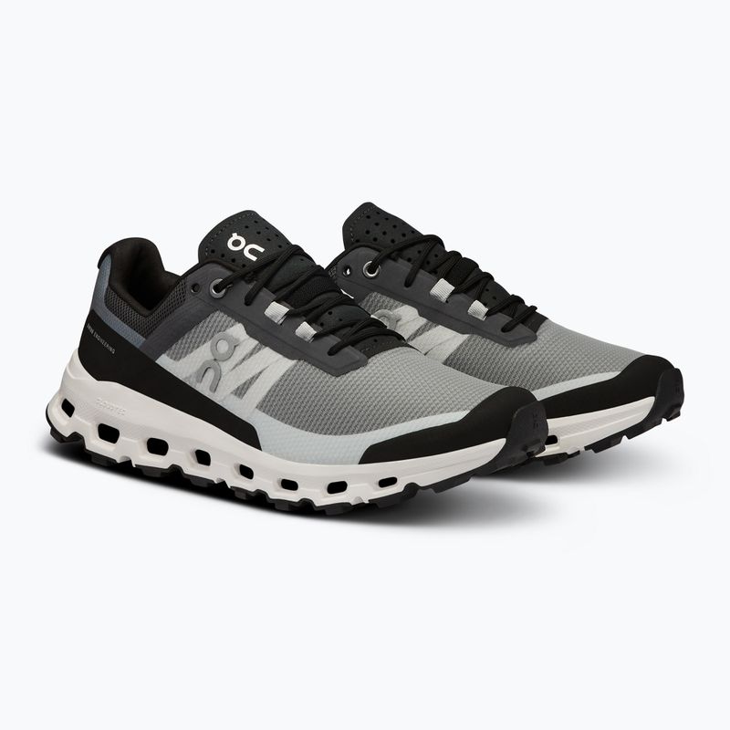 Scarpe da corsa On Cloudvista nero/bianco da donna 8