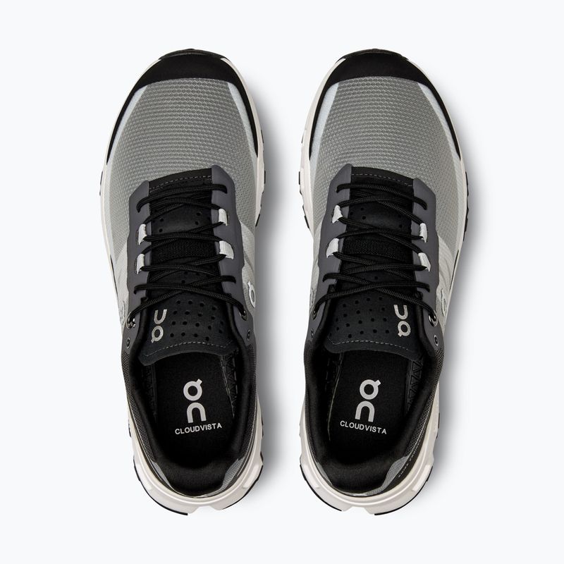 Scarpe da corsa On Cloudvista nero/bianco da donna 13