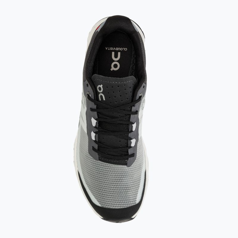 Scarpe da corsa On Cloudvista nero/bianco da donna 5