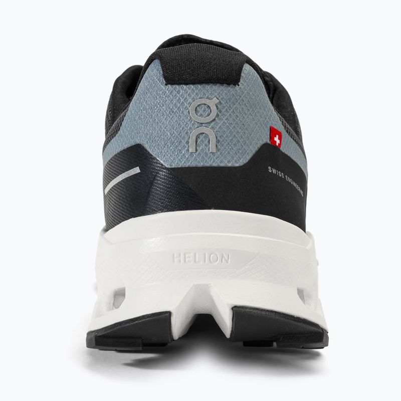 Scarpe da corsa On Cloudvista nero/bianco da donna 6