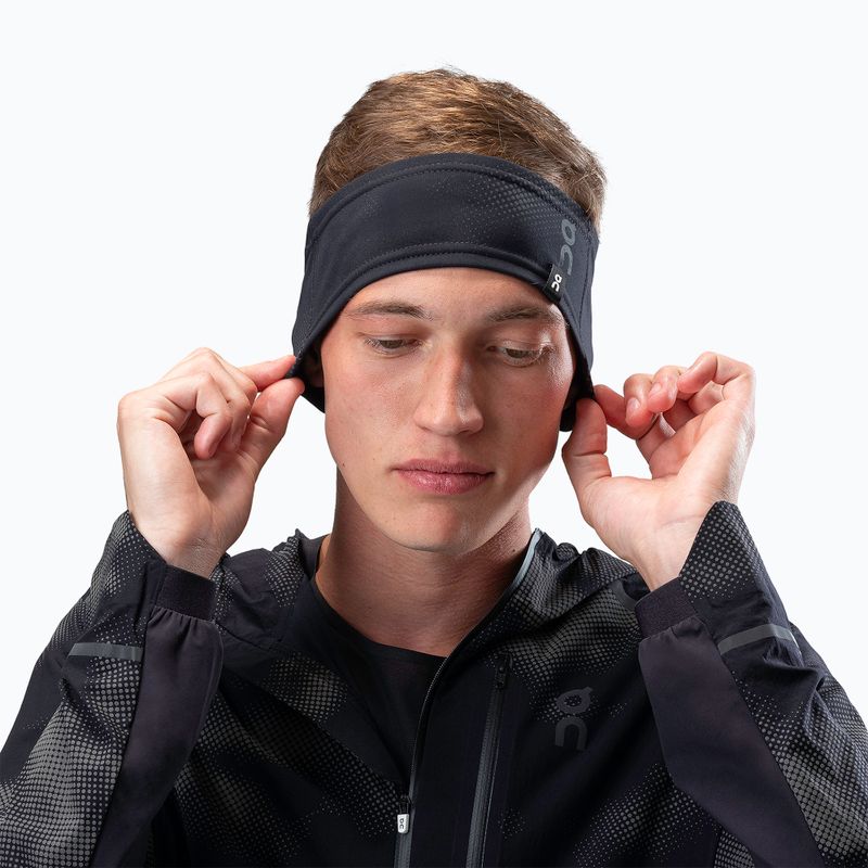 On Fascia da corsa Lumos nera 4