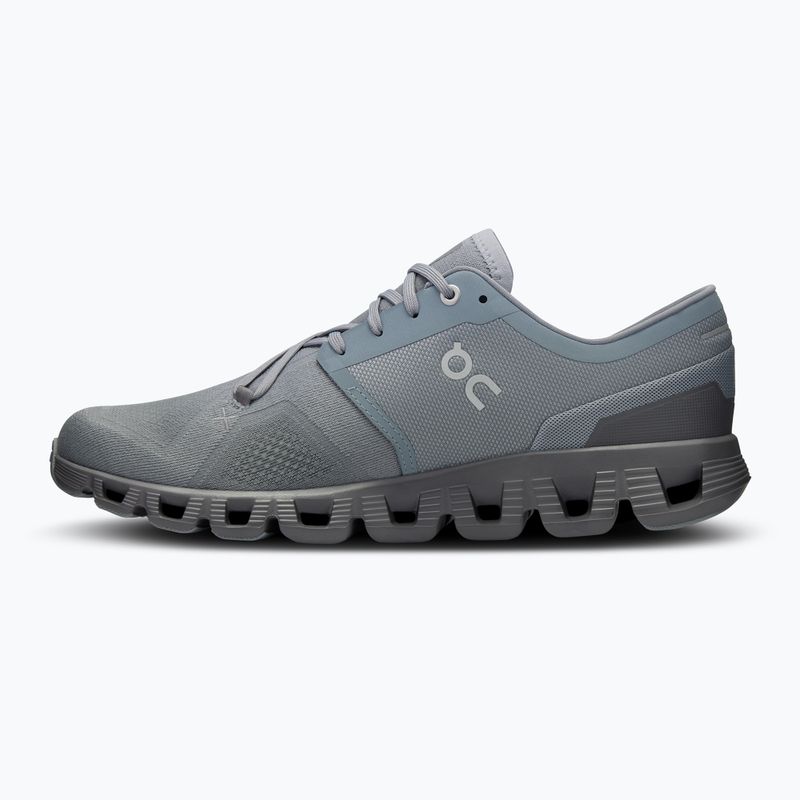 Scarpe da corsa On Running Cloud X 3 mist/rock da uomo 3