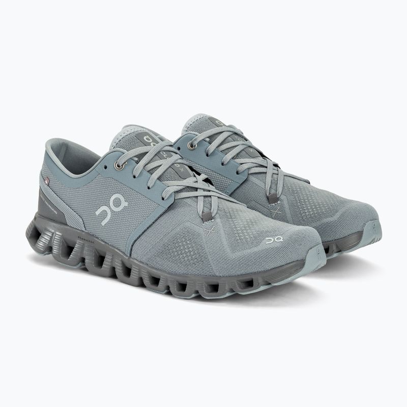 Scarpe da corsa On Running Cloud X 3 mist/rock da uomo 5