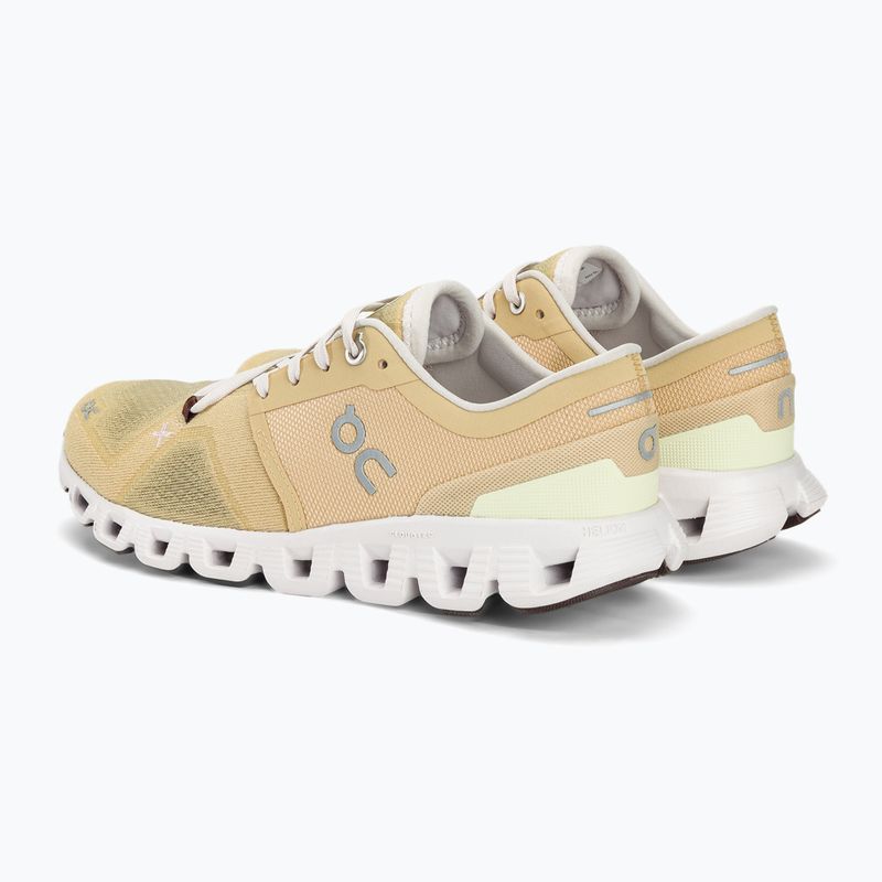 Scarpe da corsa On Cloud X 3 savana/frost da donna 3