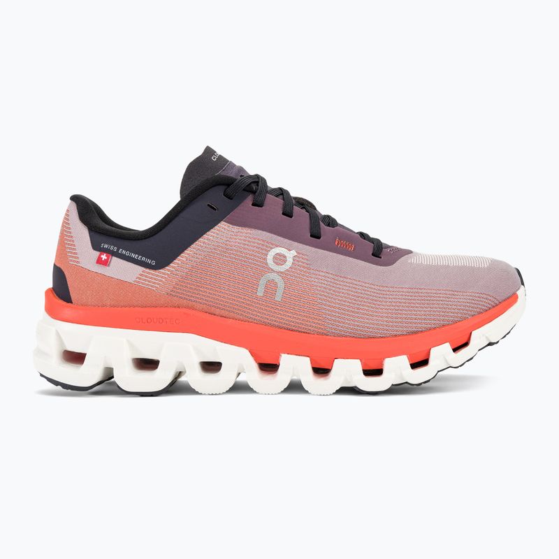 Scarpe da corsa On Cloudflow 4 quartz/flam da donna 2