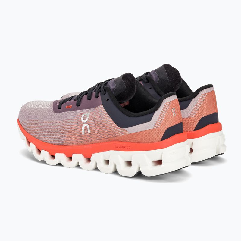 Scarpe da corsa On Running Cloudflow 4 quartz/flam da donna 4