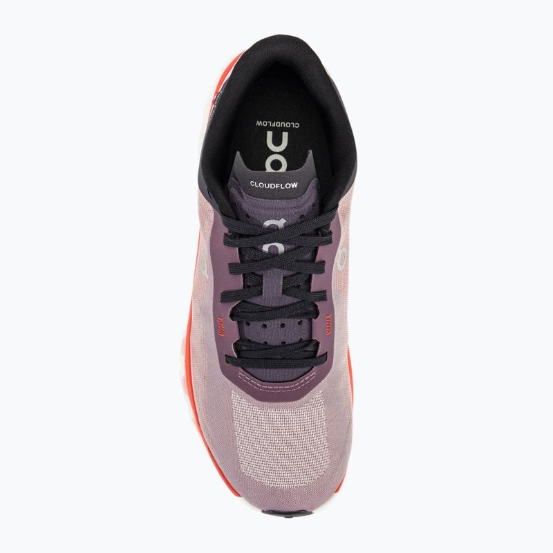 Scarpe da corsa On Cloudflow 4 quartz/flam da donna 7