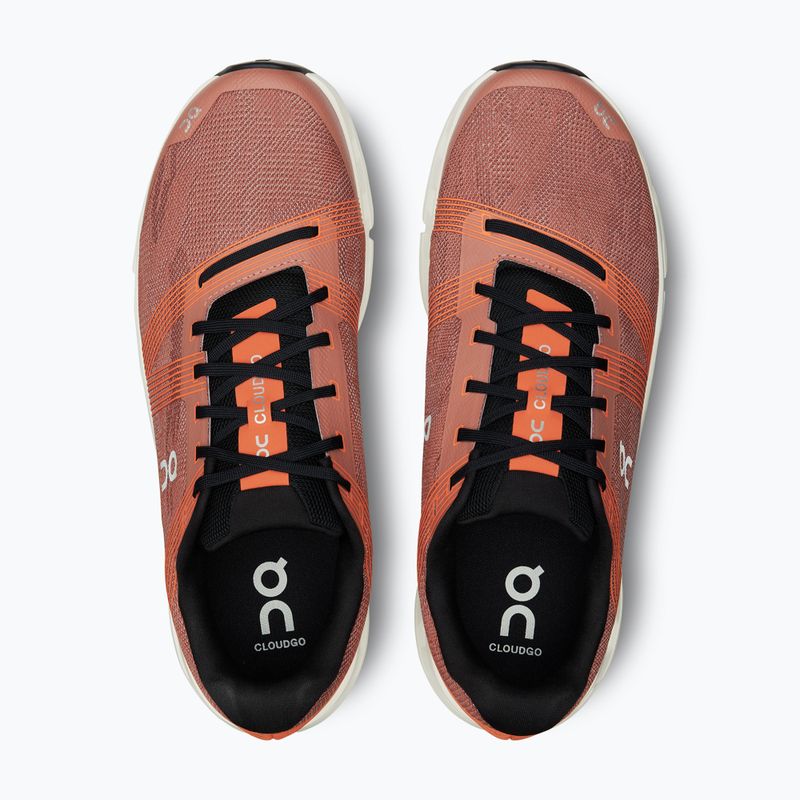 Scarpe da corsa On Cloudgo mogano/avoriov da uomo 6