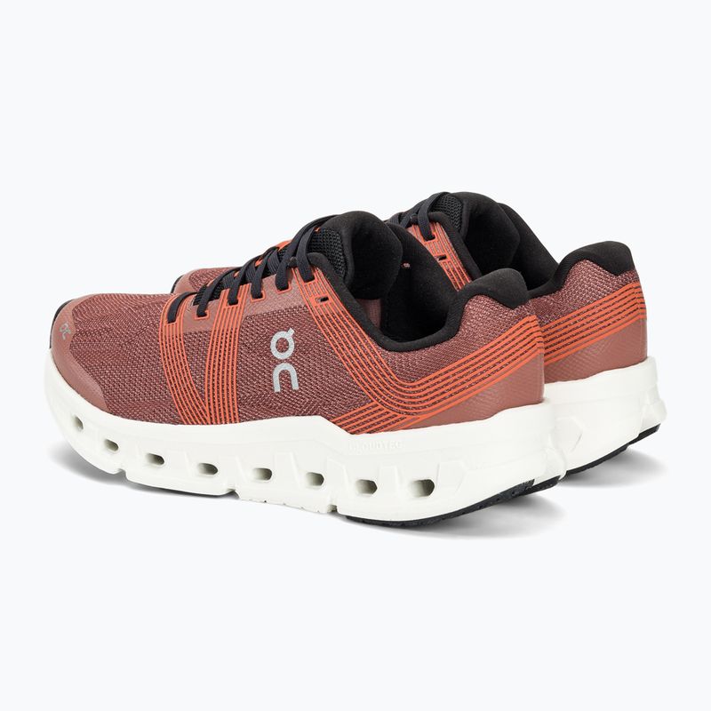 Scarpe da corsa On Cloudgo da donna in mogano/avorio 4