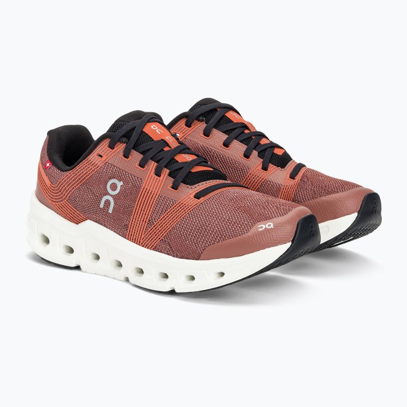 Scarpe da corsa On Cloudgo da donna in mogano/avorio 5