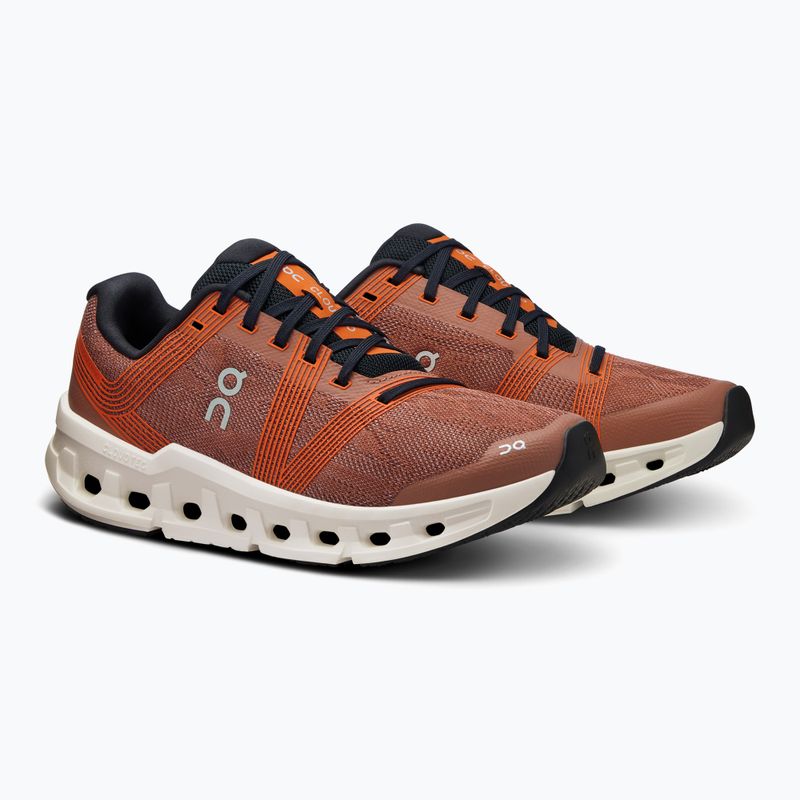 Scarpe da corsa On Running Cloudgo Wide mogano/avorio da donna