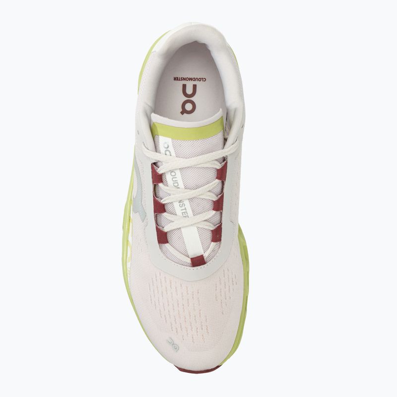 Scarpe da corsa On Cloudmonster frost/acacia da uomo 5