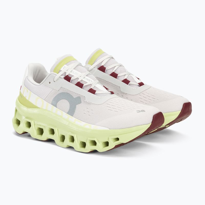 Scarpe da corsa On Running Cloudmonster frost/acacia da donna 4