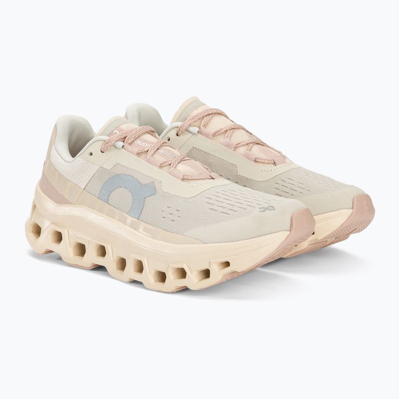 Scarpe da corsa On Running Cloudmonster moon/fawn da donna 4