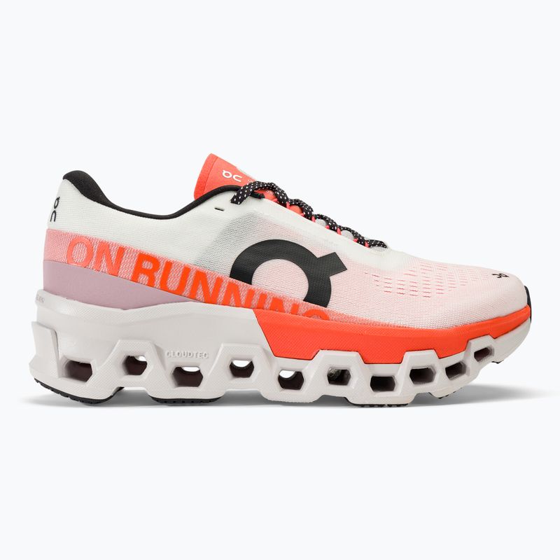 Scarpe da corsa On Cloudmonster 2 undyed/flame da uomo 2