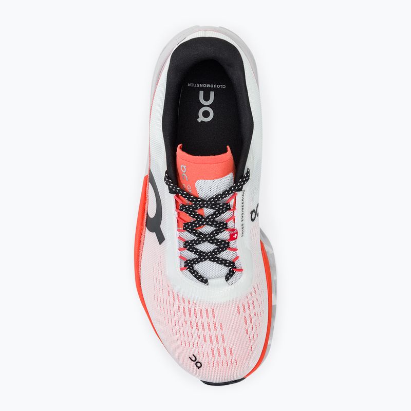 Scarpe da corsa On Cloudmonster 2 undyed/flame da donna 5