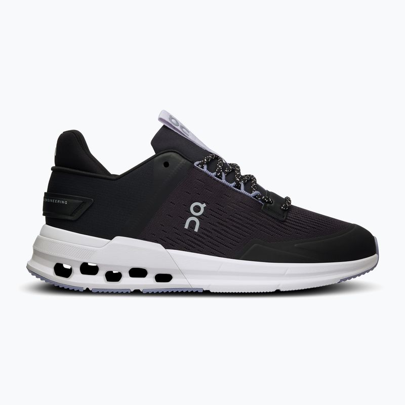Scarpe da corsa On Running Cloudnova Flux nero/piuma non colorate da donna 8