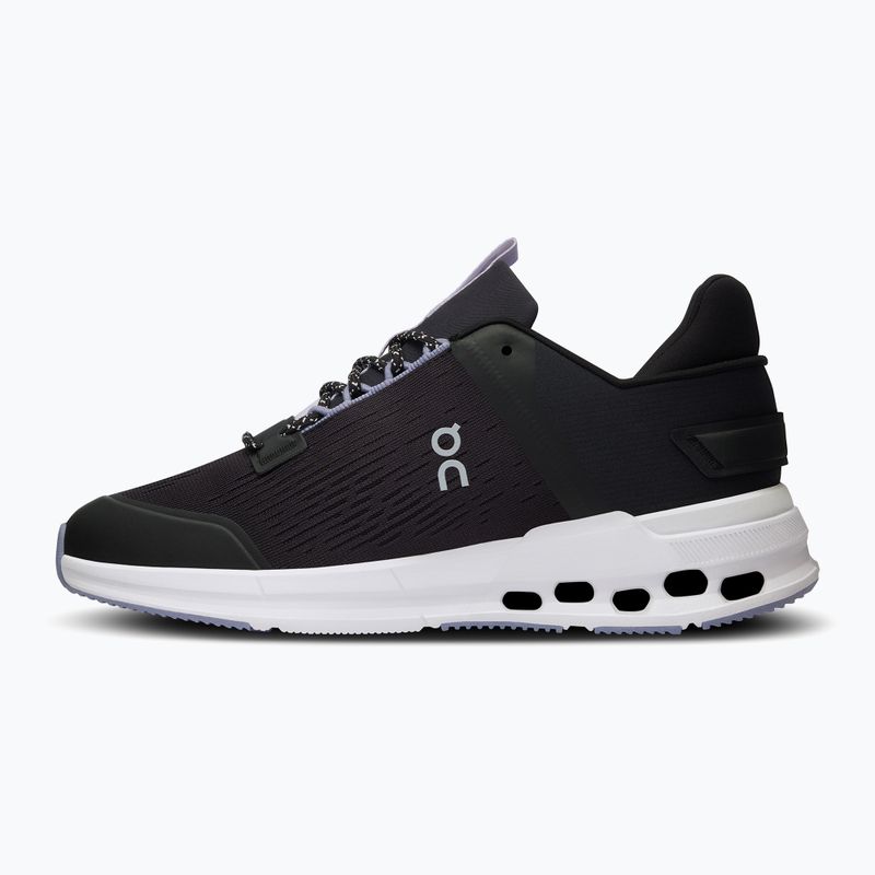 Scarpe da corsa On Running Cloudnova Flux nero/piuma non colorate da donna 9