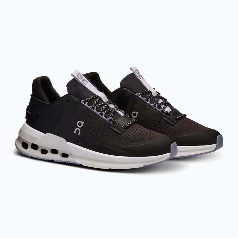Scarpe da corsa On Running Cloudnova Flux nero/piuma non colorate da donna 10