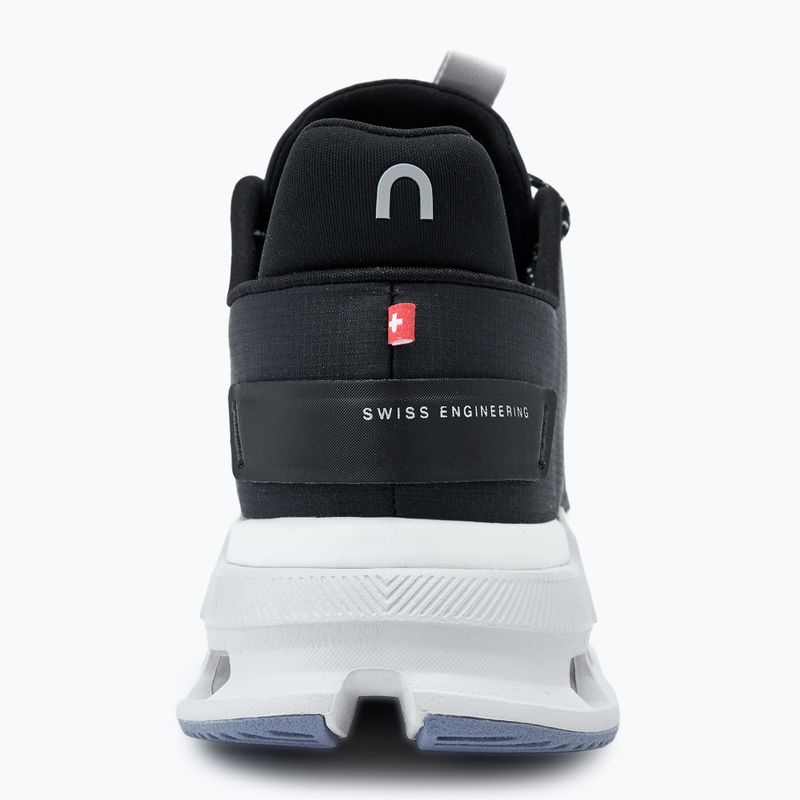 Scarpe da corsa On Running Cloudnova Flux nero/piuma non colorate da donna 6