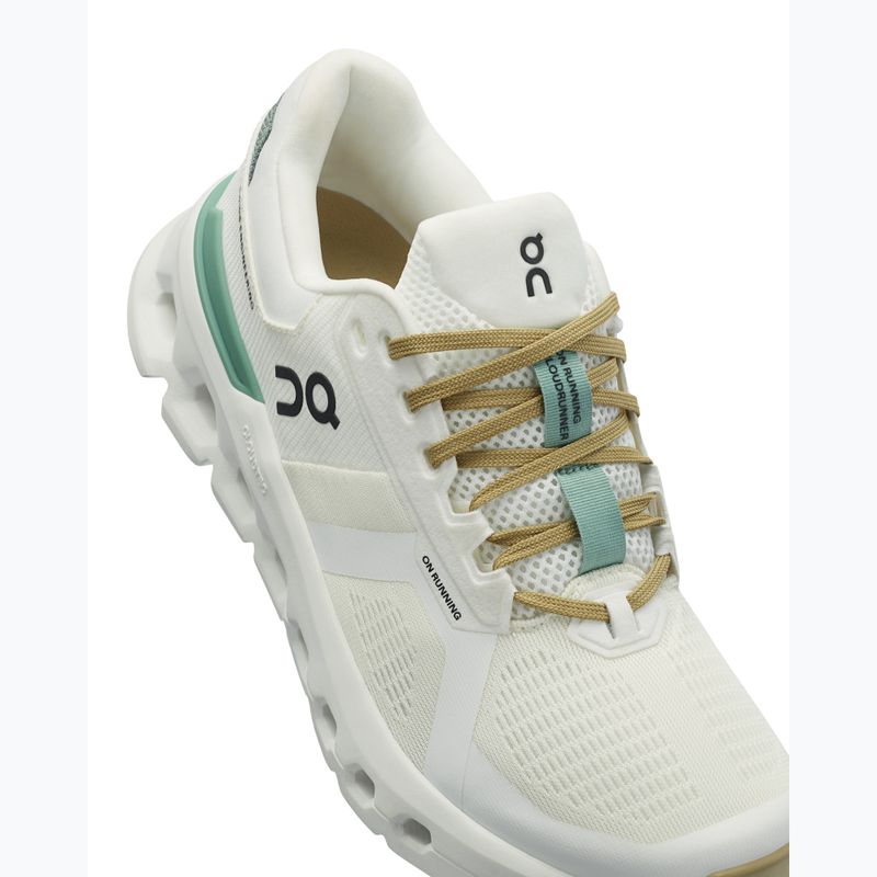 Scarpe da corsa On Cloudrunner 2 tinta/verde da donna 15