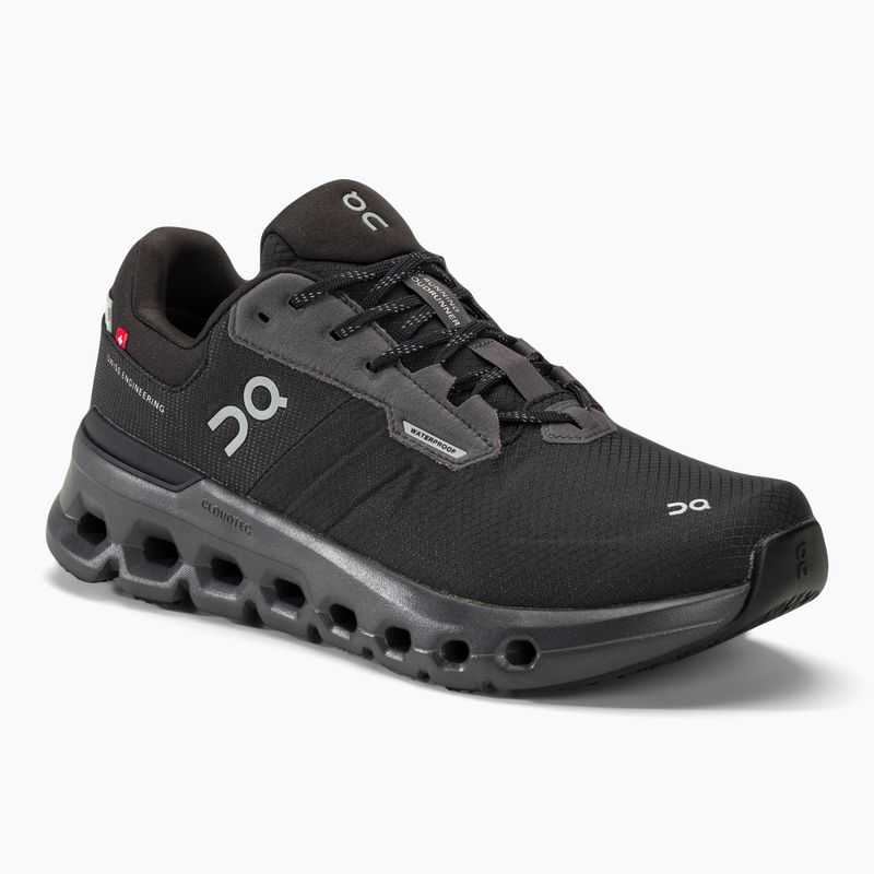Scarpe da corsa On Cloudrunner 2 Waterproof magnet/black da uomo