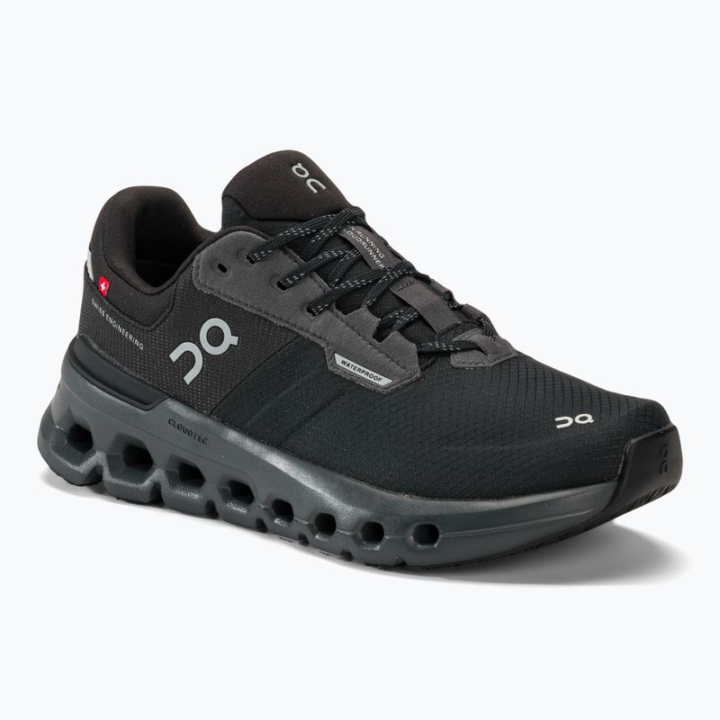 Scarpe da corsa da donna On Running Cloudrunner 2 Impermeabile magnete/nero