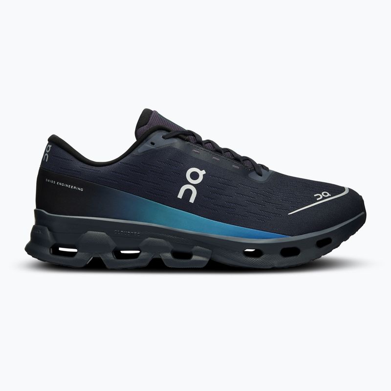 Scarpe da corsa On Cloudspark nero/mirtillo da uomo 9
